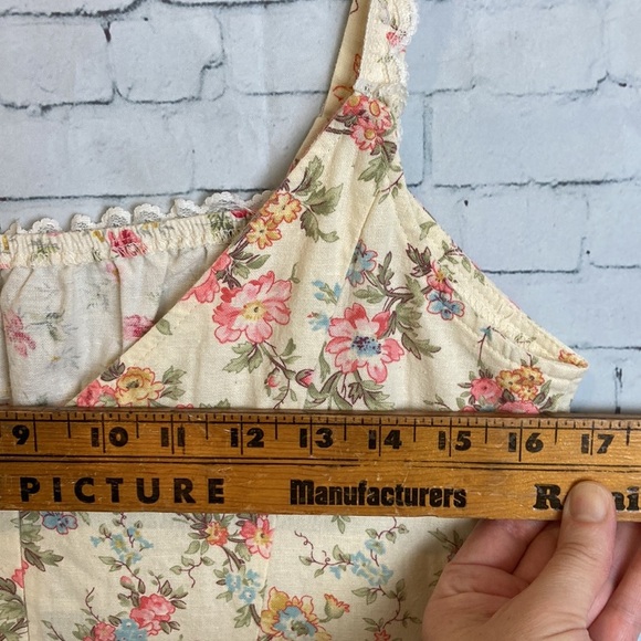 Vintage Jessica McClintock for GUNNE SAX Floral Print Prairie Dress SZ 9/10 - Picture 13 of 16